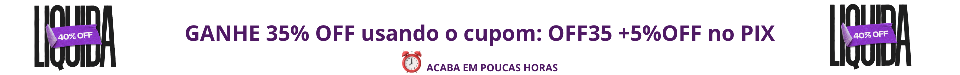 Até 40%OFF LÍQUIDA MAKTUB