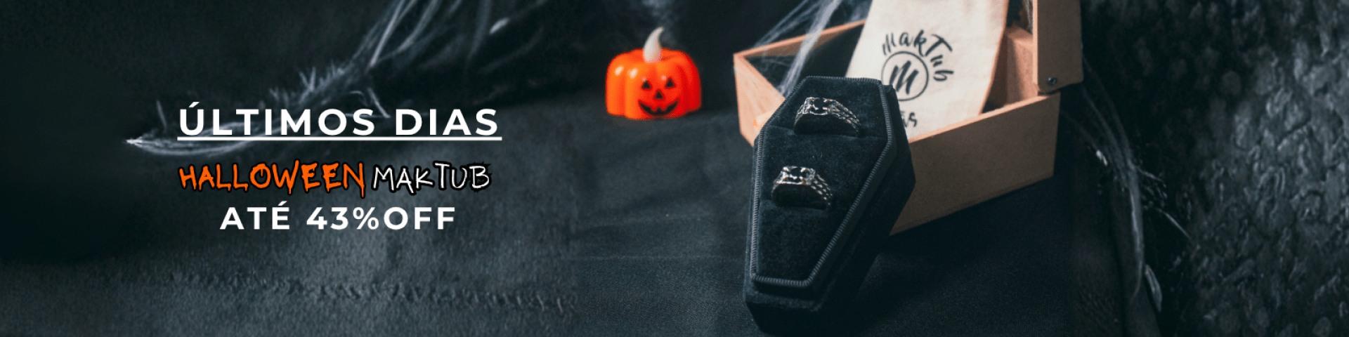 Mês do Halloween até 43%OFF