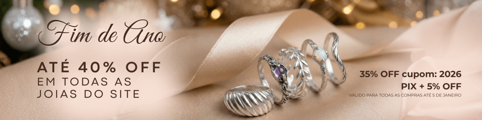 FIM DE ANO MAKTUB PRATAS 