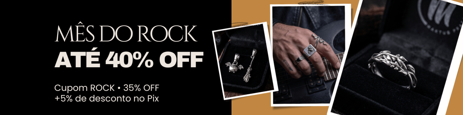 Mês do Rock até 40% OFF