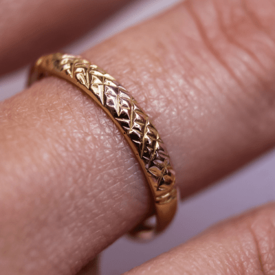 PEÇA ÚNICA ANEL SCALATO OURO AMARELO, BRANCO E ROSE 18K