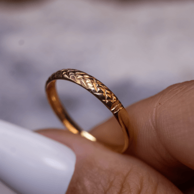 PEÇA ÚNICA ANEL SCALATO OURO AMARELO, BRANCO E ROSE 18K