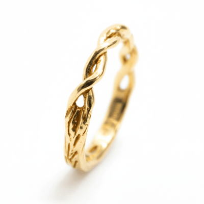 TOGETHER – ANEL EM OURO AMARELO 14K