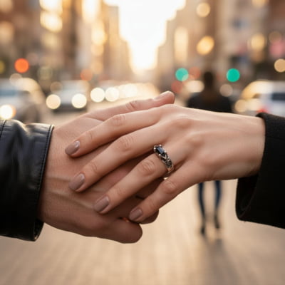 ASGARD – ANEL NÓRDICO EM PRATA 925 COM ZIRCÔNIA PRETA