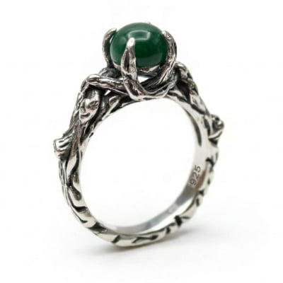 EDIÇÃO LIMITADA – ANEL WOOD MOON EM PRATA 925 COM PEDRA NATURAL JADE VERDE EDIÇÃO LIMITADA – ANEL WOOD MOON EM PRATA 925 COM PEDRA NATURAL JADE VERDE