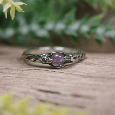 EDIÇÃO LIMITADA – SOLITÁRIO MAGMA EM PRATA 925 COM AMETISTA NATURAL