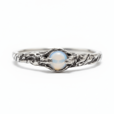 EDIÇÃO LIMITADA – SOLITÁRIO MAGMA EM PRATA 925 COM PEDRA OPALINA