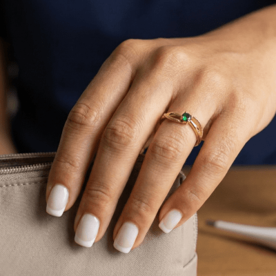 FORMATURA – ANEL DE ENFERMAGEM EM OURO AMARELO 18K