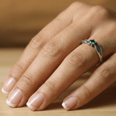 FORMATURA – ANEL DE ENFERMAGEM EM PRATA 925