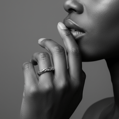 LUNAR – Anel Modelo Fino em Prata 925