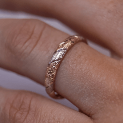 PEÇA ÚNICA ANEL TRIGOLD OURO AMARELO, BRANCO E ROSE 18K