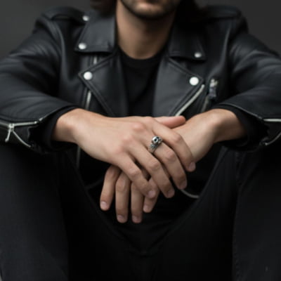 Skull – Anel Caveira em Prata 925