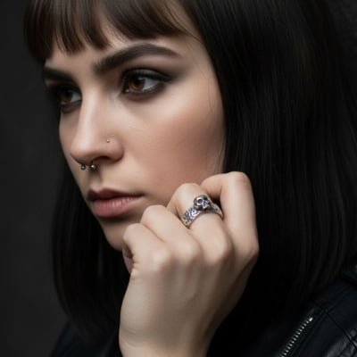 Skull – Anel Caveira em Prata 925