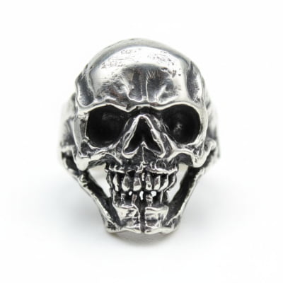 SKULL – Anel Caveira Grande em Prata 925