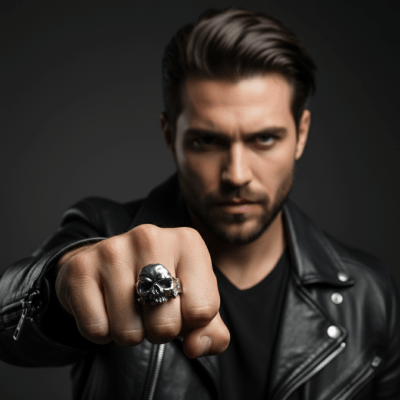 SKULL BONE – ANEL CAVEIRA EM PRATA 925