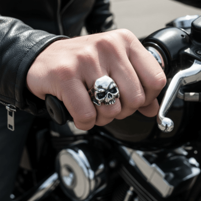 Skull Bone – Anel Caveira em Prata 925