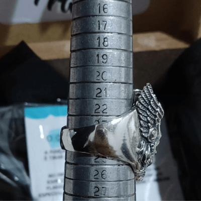 THOR – ANEL EM PRATA 925 OXIDADA FEITO À MÃO