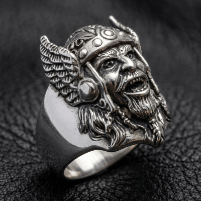 THOR – ANEL EM PRATA 925 OXIDADA FEITO À MÃO