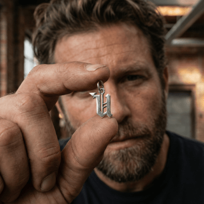 Letra – Pingente Inicial em Prata 925 