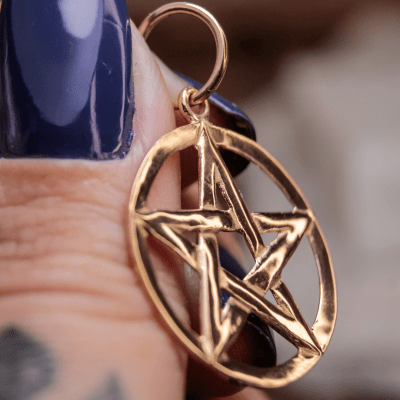 PENTAGRAMA - PINGENTE EM OURO 18K