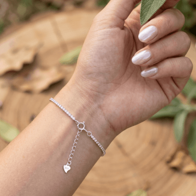 Pulseira Riviera Artesanal Prata 925 Zircônia 2mm Pulseira Riviera Artesanal Prata 925 Zircônia 2mm