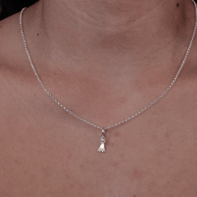 PINGENTE/BERLOQUE PET CACHORRO SEM RAÇA DEFINIDA VIRA LATA  PRATA 925