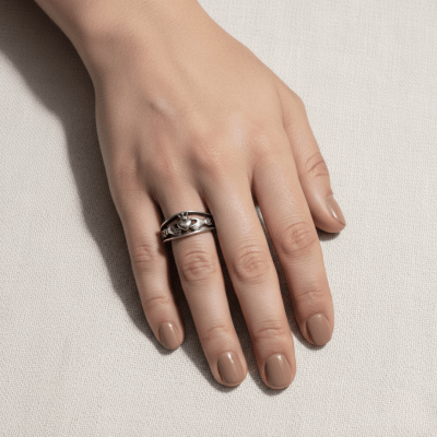 Alianças Claddagh em Prata 925 – Símbolo Irlandês de Amor, Amizade e Lealdade