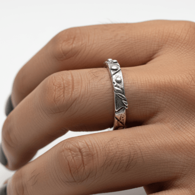 FRAGMENTOS – Par de Alianças em Prata 925