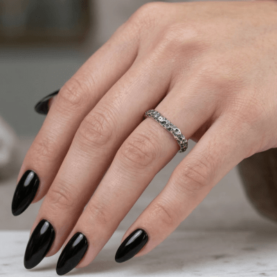 LUNAR – PAR DE ALIANÇAS MODELO FINO EM PRATA 925