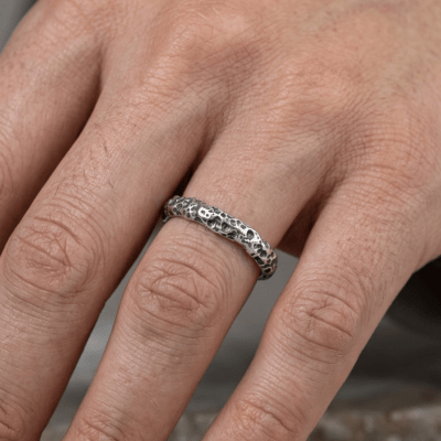 LUNAR – PAR DE ALIANÇAS MODELO FINO EM PRATA 925