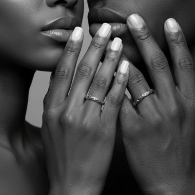 LUNAR – PAR DE ALIANÇAS MODELO FINO EM PRATA 925