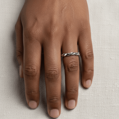 NORDIC ROPE - PAR DE ALIANÇAS MODELO FINO EM PRATA 925