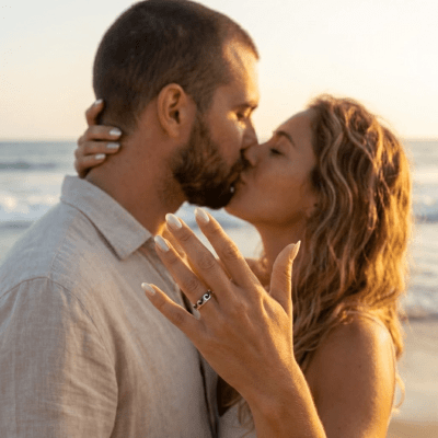 ONDAS — Par de Alianças de Ondas Modelo Fino e Largo em Prata 925