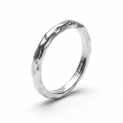 SENTIR – Par de Alianças em Prata 925