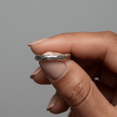 SENTIR – Par de Alianças em Prata 925