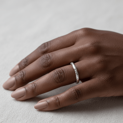 SENTIR – Par de Alianças em Prata 925