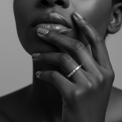 SENTIR – Par de Alianças em Prata 925