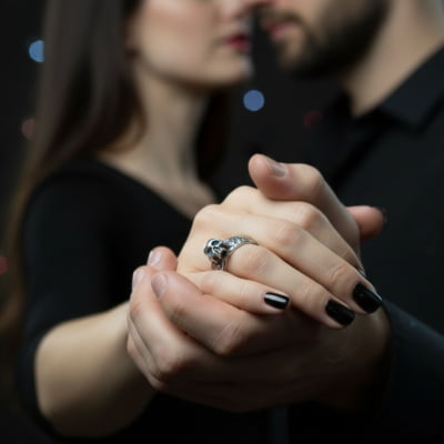 Skull – Alianças Caveira em Prata 925