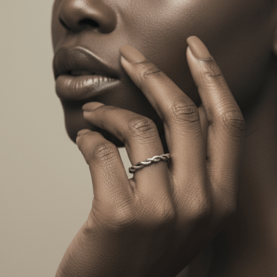 TOGETHER — Par de Alianças em Prata 925 | Maktub Pratas