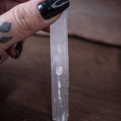 SELENITA BRANCA PEDRA NATURAL 15G