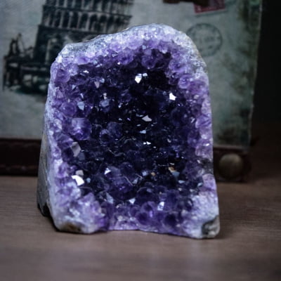 DRUSA DE AMETISTA PEDRA NATURAL  153 G